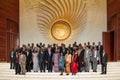 Group photo session at the AUC